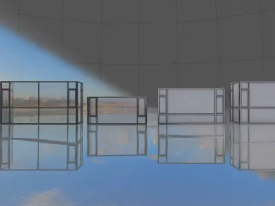 Modern Window Museum 3D model