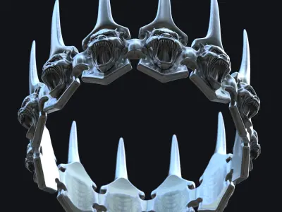 Crown of Shadows v2 3D print model