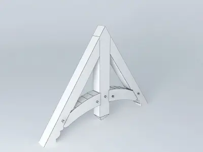 small kingpost truss Free 3D model