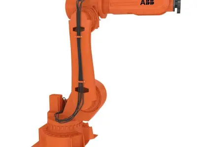 ABB IRB 6620 Industrial Robot 3D model