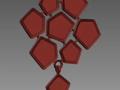 Zebra Mirror - Pont des Arts 3D model