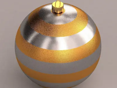 christmas ball 3D model 3