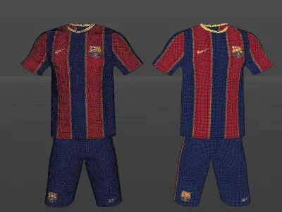 Football Jersey 3D model