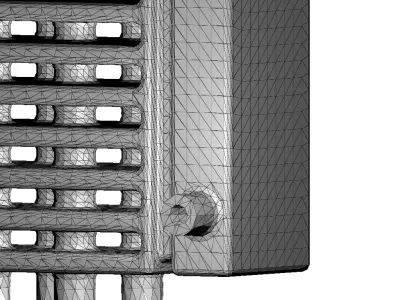 Kids Engineering Car Radiator 3D print model