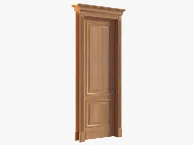Door classic 02 3D model