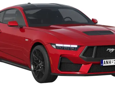Mustang GT 2023 3D model