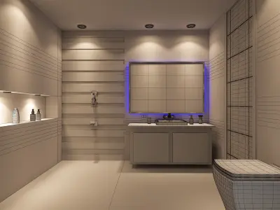 Bathroom Interior  3D model