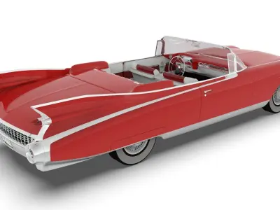 Cadillac Eldorado Biarritz 1959 Low-poly 3D model