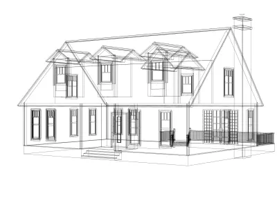 Colonial House 02 -Archimple LLC 3D model