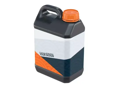 5L Plastic Jerrycan 3D model