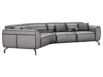 Zenith Function Sofa C320 By Natuzzi 04 3D model