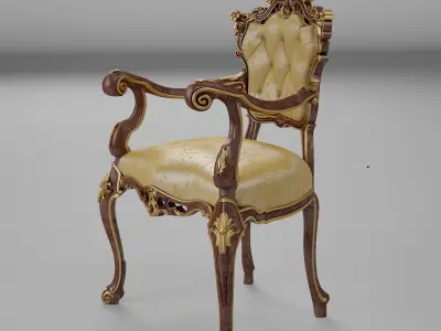 Armchair BOLLY  Diningroom Collection render ready vray  3D model