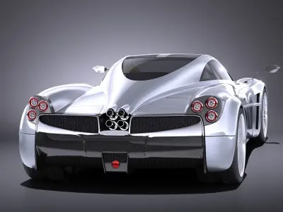 Pagani Huayra 2016 VRAY 3D model