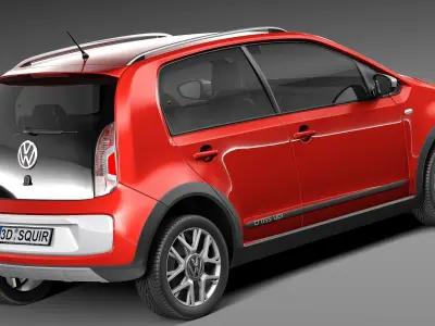 Volkswagen Cross Up 2014 3D model purchase