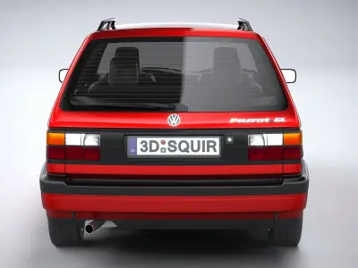 Volkswagen Passat B3 variant 3D model