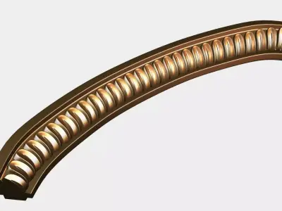 Carved decor for cnc 70 3D model