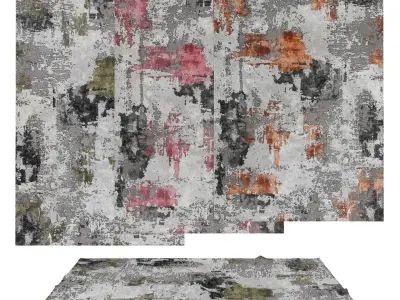 25 in 1 Rug Collection No 13 Low-poly 3D model