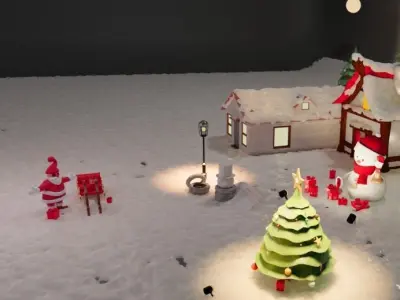 Christmas day Free 3D model