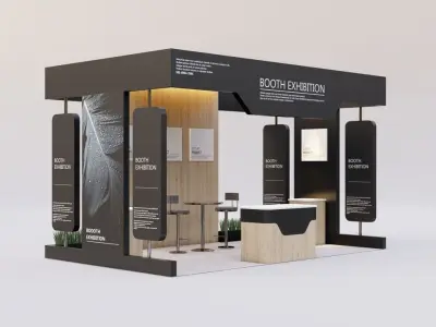 Booth Exhibition 2 3D model