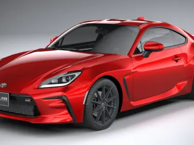 Toyota GR 86 2022 LowPoly 3D model