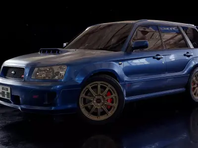 Subaru Forester STI SG5 3D model