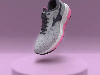 3D sport shoe Tenis mizuno falcon 3 3D model