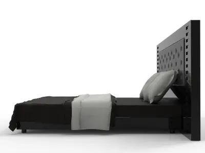 BED MODELS-5 PIECES 3D Model Collection