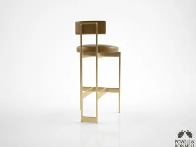 Powell and Bonnell Alto stool 3D model