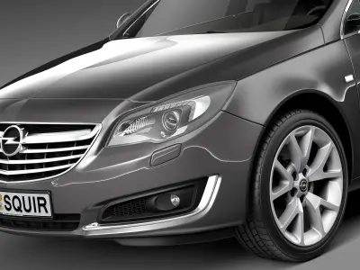 Opel Insignia Sedan 2014 3D model