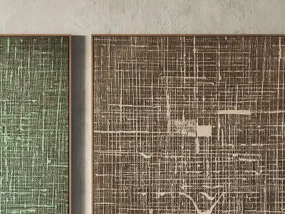 decorative Modern hanging painting 3D model