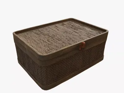 Anydrafts Decorative box 01 Low-poly 3D model