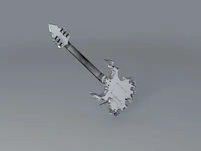 Ikon Arachnoid Guitar Free 3D model