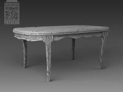 Kitchen Table 3D print model