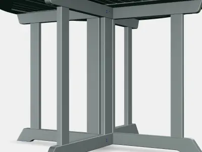 BONDHOLMEN Table outdoor 1 Low-poly 3D model