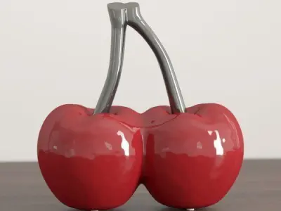 Art Cherries Decoration Peralta Sculpture 3D model
