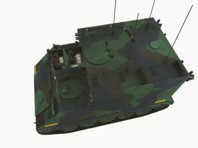 M577 CPC Low-poly 3D model