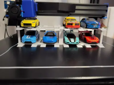 8 car 6 post lift 3D print model