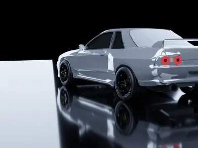 nissan r32 gtr 3D model