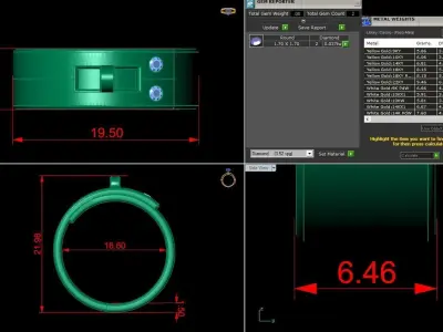 Hermes Jewelry Ring 3D print model
