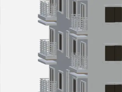 Building 3D model apartment 3D model