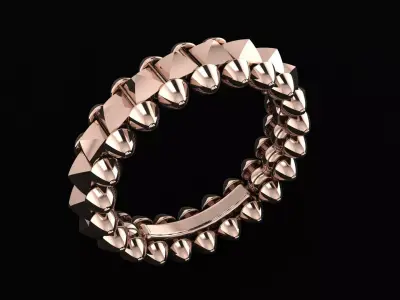 Clash  ring 3d print model 3D print model 3D print model