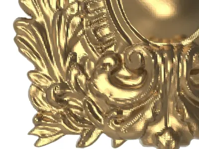 decorative pattern ready for 3D printing 3D model