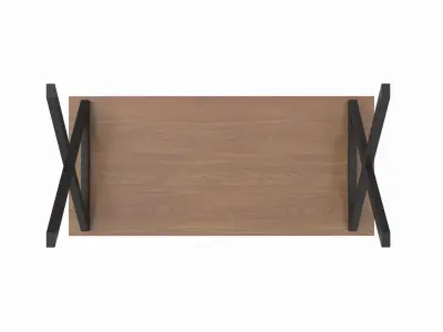 Wooden table 3D model get