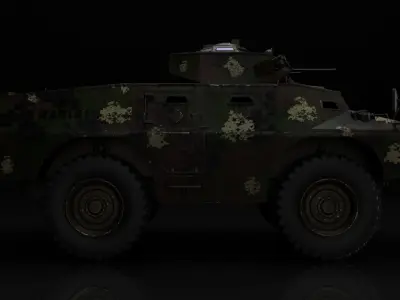 V-150 Commando 3D Model 3D model