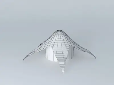 Star tent Free 3D model