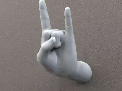 Rock and Roll Printable Wall Art 3D print model