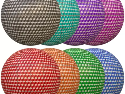 tile patterned 144-seamless-4k-pbr  3D model