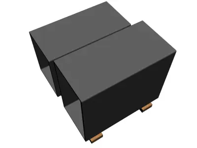 1 2in Wall x12in Rectangle Tube 3D model