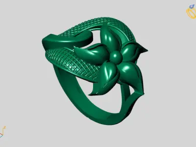 Women Plain Ring STL Models Womens Ring 3dmodels 3D print model 3D print model 4