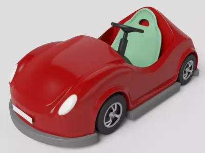 riding toy car  3D model